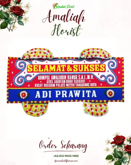 Papan Bunga Ucapan Selamat Jenarkidul